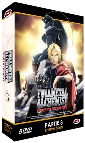 5413505380440 Coffret Full Metal Alchemist Brotherhood Partie 3/3 Edition Gold VO+VF DVD