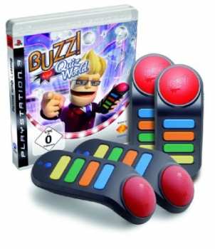 711719105367 Buzz Quizz World + Buzzer Sans Fil FR PS3