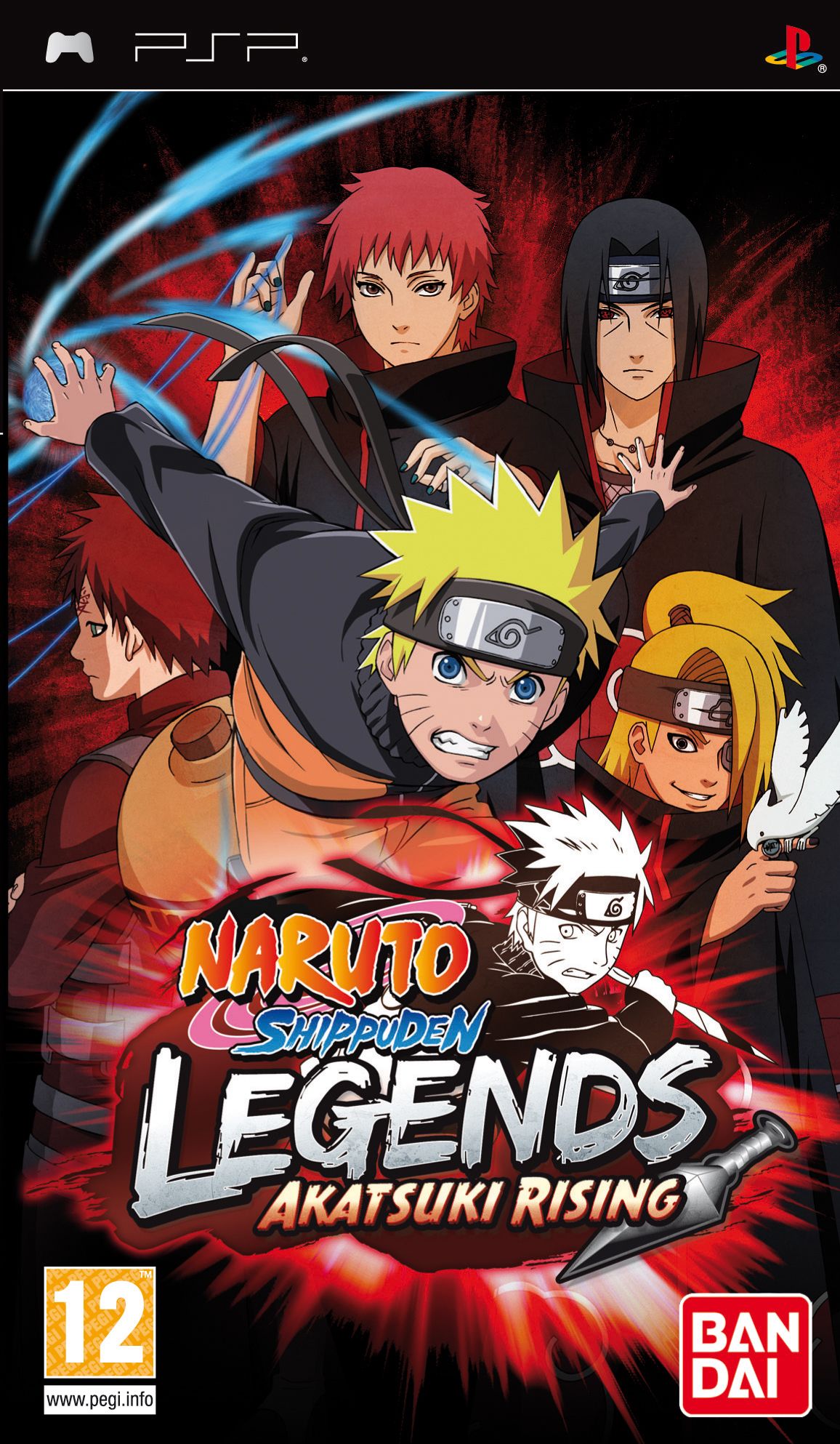 3296580810017 aruto Shippuden Legends Akatsuki Rising FR PSP