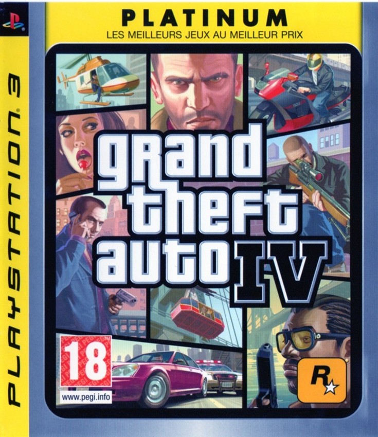 5026555402941 GTA 4 Grand Theft Auto IV 4 Plat FR/STFR PS3