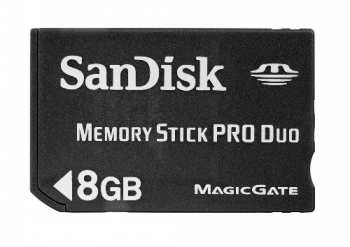 619659039400 Memory Stick Pro Duo 8 Gb