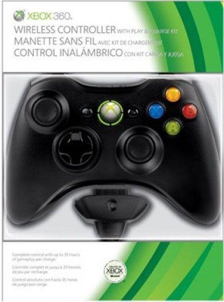 885370118674 Controller Manette Sans Fil Noire Xbox+accu Xbox X36