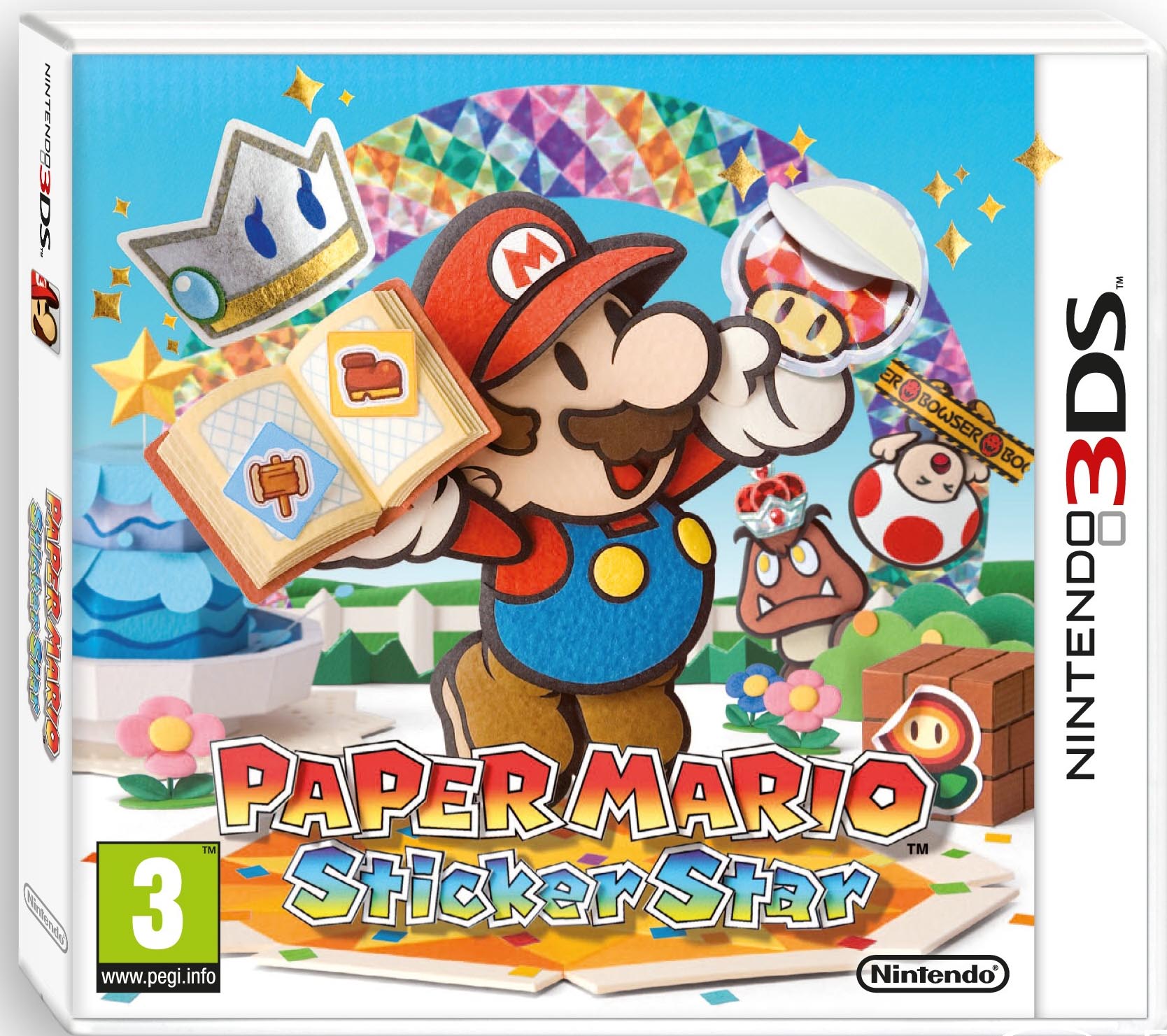 45496522803 Paper Mario Sticker Star FR 3DS