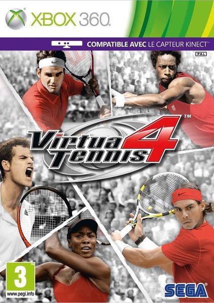 5055277010950 Virtua Tennis IV 4 Kinect FR X36
