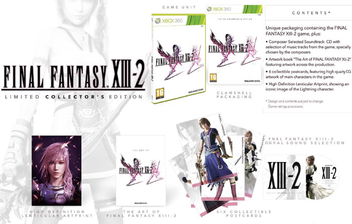 5021290049260 FF Final Fantasy XIII-2 13-2 Special Edition FR/STFR X36