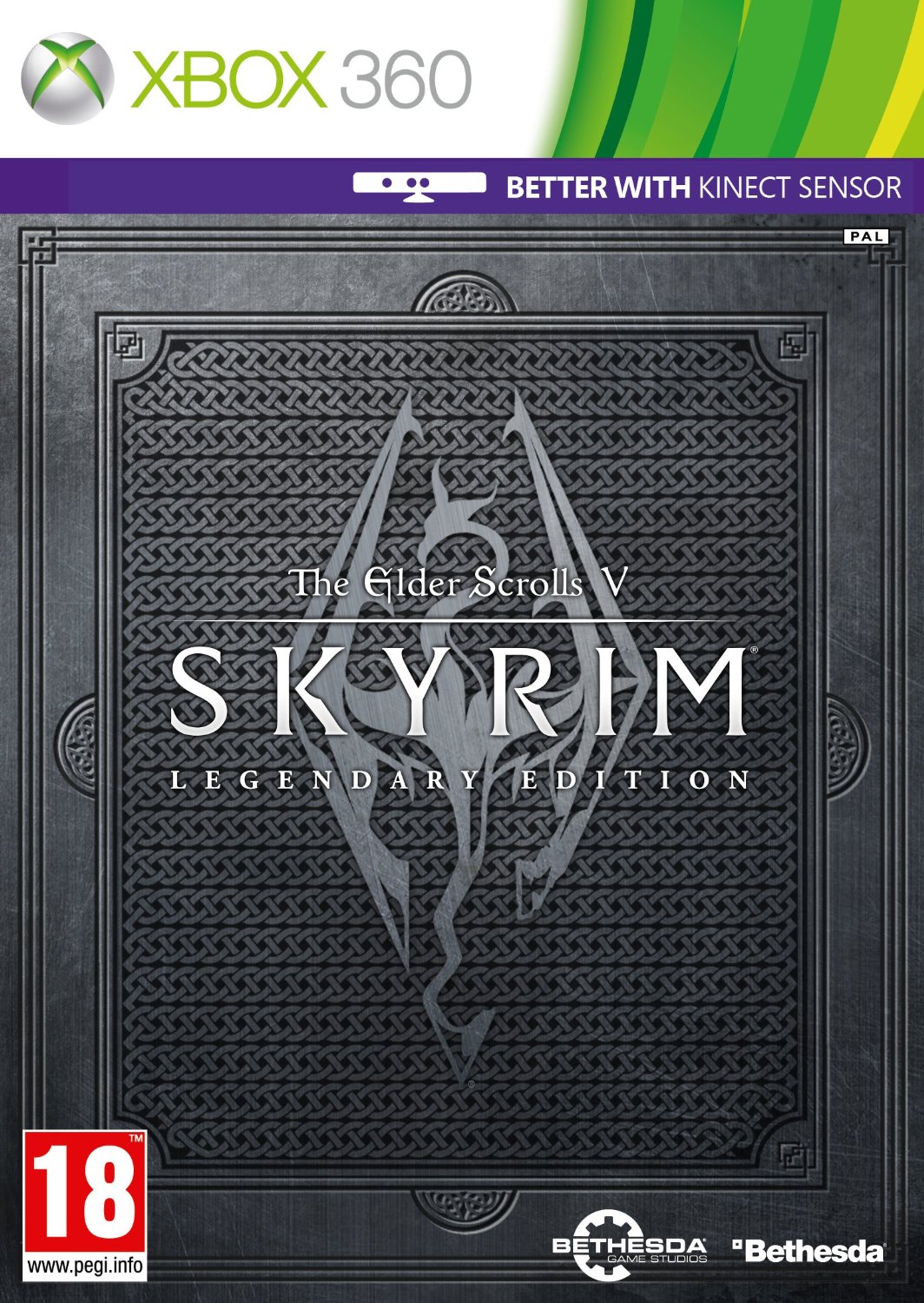 93155147638 The Elder Scroll Skyrim Legendary Edition (Kinect) FR X36