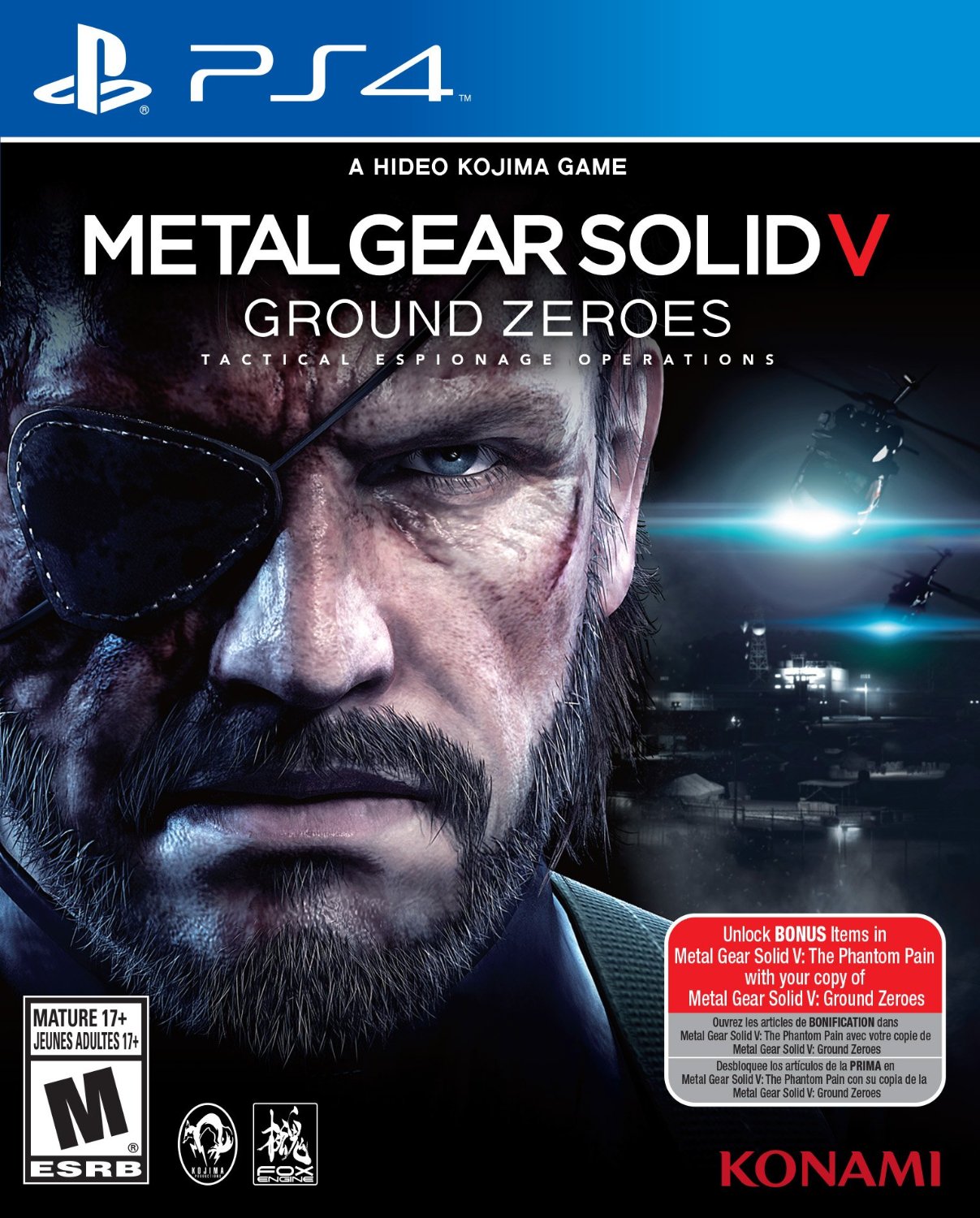 4012927100035 MGS Metal Gear Solid Ground Zeroes FR/STFR PS4