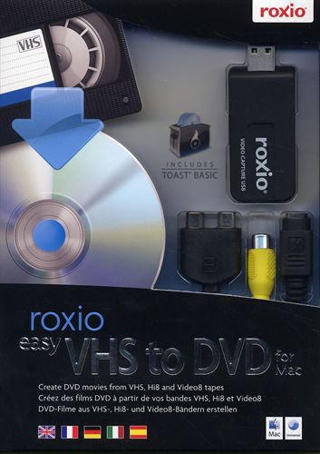 815227009404 Roxio Easy Vhs To Dvd MAC