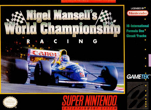 45496330095 igel Mansell S World Championship Racing SNES