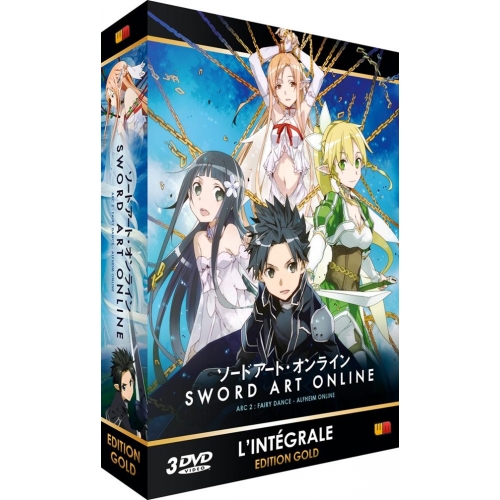 3760000571647 Sword Art Online Arc 2 Fairy Dance Edition Integrale Coffret Gold