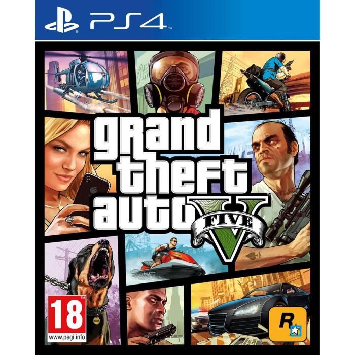 5026555417006 Gta Grand Theft V FR PS4