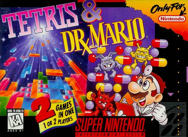 5510101250 Tetris Dr Mario FR SNES