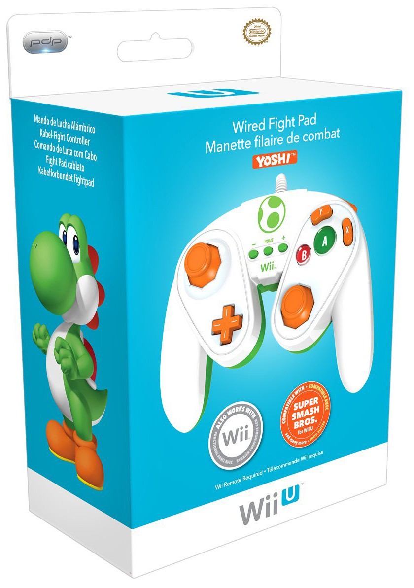 708056051761 Manette Fightpad Game Gube PDP Yoshi Wii U