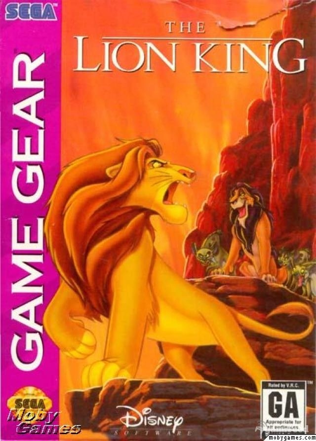 96427012054 Lion King Sega Game Gear