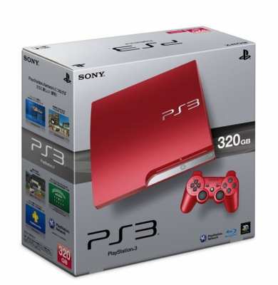 2001110006706 Console Ps3 Slim Red 320 GB