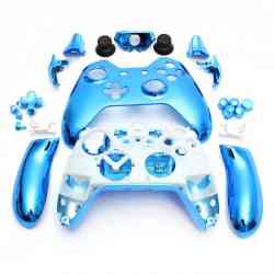 62971779 Cover Kit Complet Pour Manette Xbox One Bleu Metal