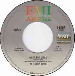 5510102424 Pet Shop Boys - West And Girls 45T