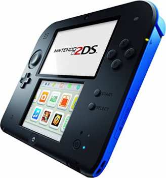 45496502492 Console Nintendo 2DS Bleu Et Noir
