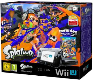 45496311896 Console Wii U Pack Splatoon