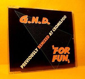 5510104197 G.N.D GND - For Fun Remixed At Ckomilfoo MAxi 45T DID128348