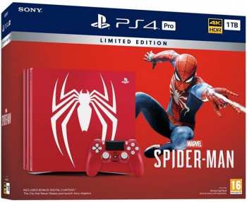 711719406372 Console Sony Playstation PS4 PRO + Spiderman