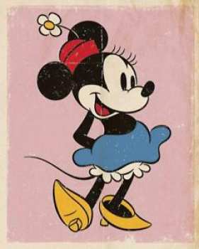 5050574505741 Poster Retro Disney Mini Mouse 40x5
