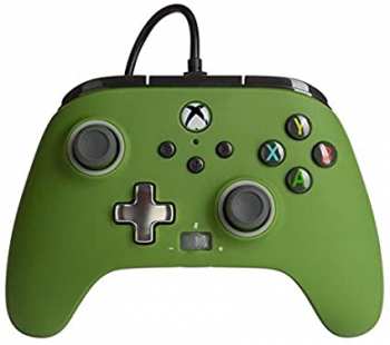 617885023927 Manette Filaire Power A Soldier Green Xbox Xbox One