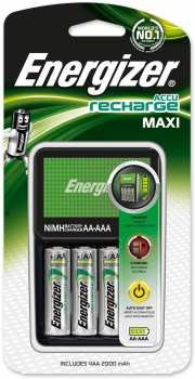 7638900321401 Chargeur De Pile + Piles Rechargeables 4X 2000 Mah Energizer