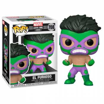 889698538701 Figurine Pop Funko Marvel Lucha Libre El Furioso Hulk 708