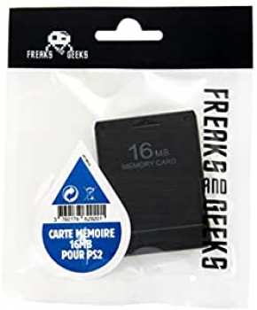 3760178629201 Carte Memoire 16 MB Pour PS2 (freaks And Geeks)