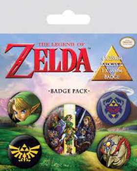 5050293805306 Pack De 5 Badges The Legend Of Zelda