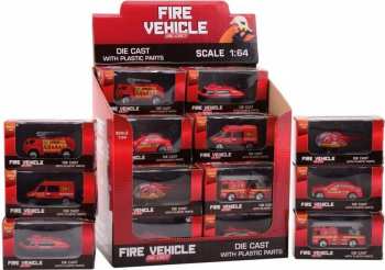 8711866260515 Vehicule Miniature Pompiers 1 : 64 Die Cast
