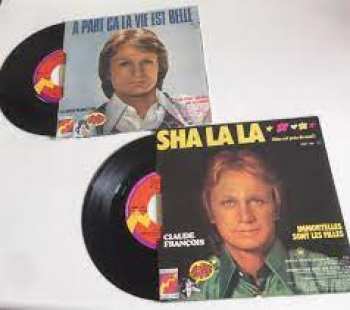 5510108858 Lot De 2 Vinyls Claude Francois 45 T