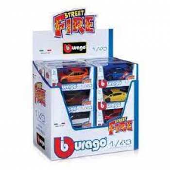 4893993300006 Miniature Voiture BBurago Fire Street 1/43