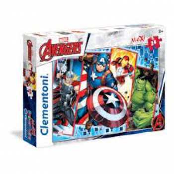 8005125244959 Puzzle Clementoni - Marvel Avengers - Supercolor 24 Pieces