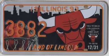 5510109398 Plaque D Immatriculation Illinois Land Of Lincoln