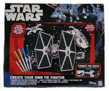 5055114366875 Star Wars Rogue Create Your Own Tie Fighter 25 X 30 CM