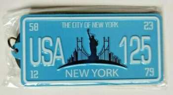 5510109718 Porte Cle Plaque Immatriculation New York Usa