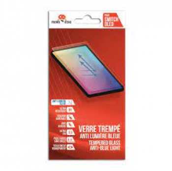 3760178620635 Verre Trempe Anti Lumiere Bleue Pour Switch Oled Nswitch FReeaks And Geeks