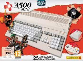 4020628685133 Console Amiga 500 Mini A500 - 25 Jeux Amiga Inclus