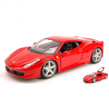 4893993260034 Voiture Burago  Ferrari 458 Italia Red 1/24 Diecast