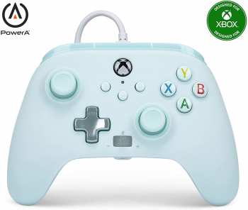 617885045165 Manette Xbox Filaire - Candy Blue - Power 