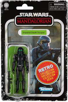 5010993955886 Star Wars - Mandalorian Imperial Death Trooper - Retro Series Figurine 10cm