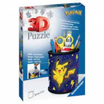 4005556112579 Pokemon - Puzzle 3D - Pot A Crayons