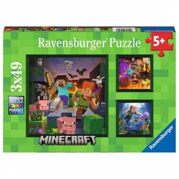4005556056217 Minecraft - Biomes - Puzzle 3 x 49 pieces