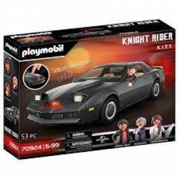 4008789709240 Figurine Playmobil Voiture K I T T Knight Rider + Michael