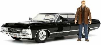 4006333075995 Voiture Miniature Supernatural Dean Winchester + Chevy Impala 1/24