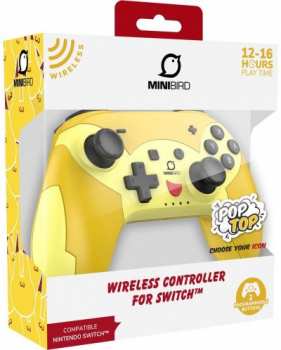 5425025609871 Manette Switch Wireless Pikachu Minibird Nswitch 6 8 hours playtime