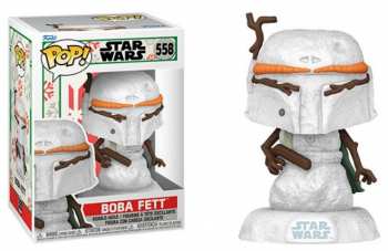 889698643344 Figurine Funko Pop - Star Wars Holiday - Pop 558 Boba Fett