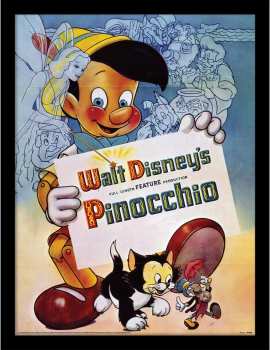 5050574008471 Pinocchio - Walt Disney Pinocchio - Impression Encadree 30x40cm